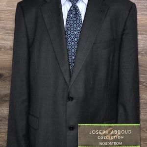 Joseph Abboud Gray Wool Sport Coat Suit Jacket 48X
